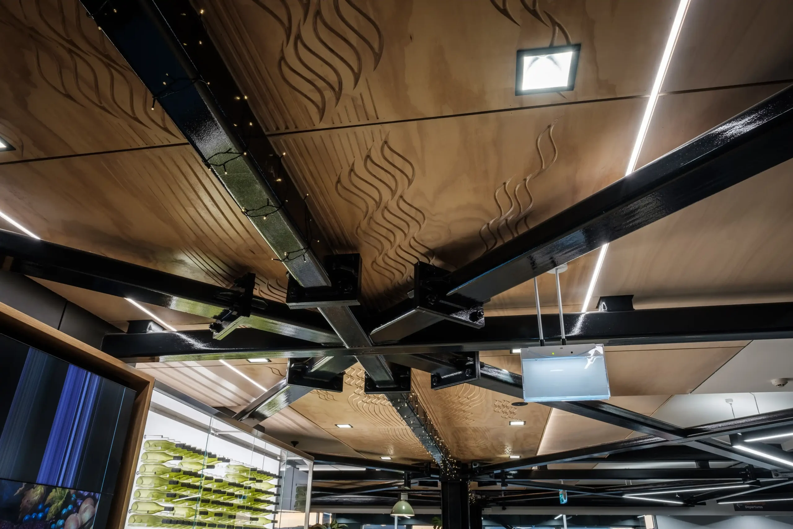 Hawkes Bay Airport - ceiling detail